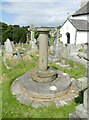 SH8380 : Sundial in the churchyard, St Trillo's Church by Alan Murray-Rust