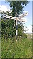 NY2544 : Finger signpost at T-junction on Wigton to Bolton Low Houses road by Roger Templeman