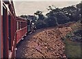 SH6742 : Early test train on the Deviation Spiral, Ffestiniog Railway by Martin Tester