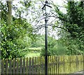 SN6479 : Lamppost at Capel Bangor by Gerald England