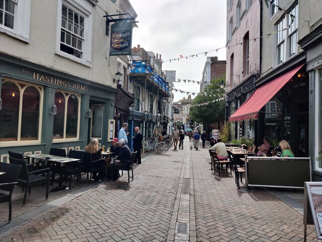 George Street in Hastings Old Town