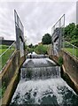 TF3488 : Sluice on the Louth Navigation by Oliver Dixon