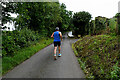 H3562 : Jogger along Bridge Road by Kenneth  Allen