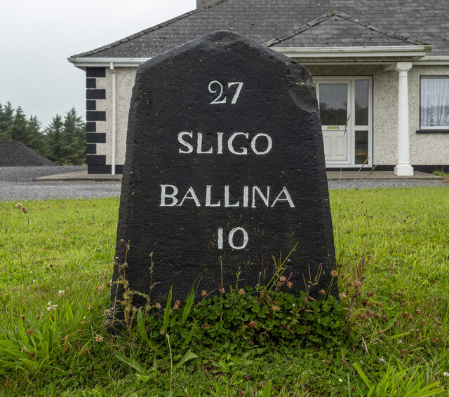 Milestone near Inishcrone