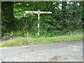 SX4885 : Fingerpost, Lydford by Mr Red