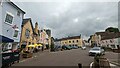 ST4354 : Axbridge Market Square by Sandy Gerrard