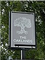 SK3332 : The sign of The Oaklands by David Lally