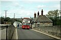 SP4408 : Swinford Bridge toll point  1982 by Alan Murray-Rust