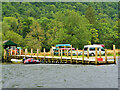 NY2619 : Derwent Water, Lodore Landing Stage by David Dixon