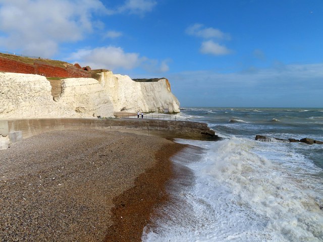 Shingle beach at Seaford Head