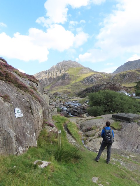 At the foot of Pen yr Ole Wen