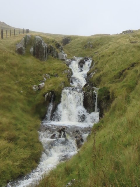 Waterfall on Afon Las