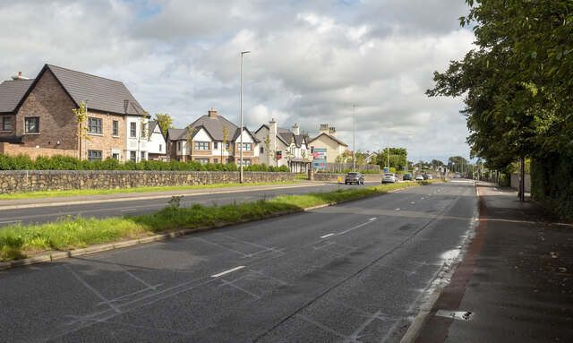 The A2 Shore Road at Jordanstown