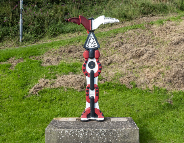 National Cycle Network Milepost, Larne