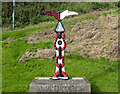 D4103 : National Cycle Network Milepost, Larne by Rossographer