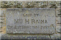 SK0572 : Foundation stone, Buxton Community Church by Ian Capper