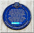 TA1028 : Heritage Plaque, Kingston upon Hull by Bernard Sharp