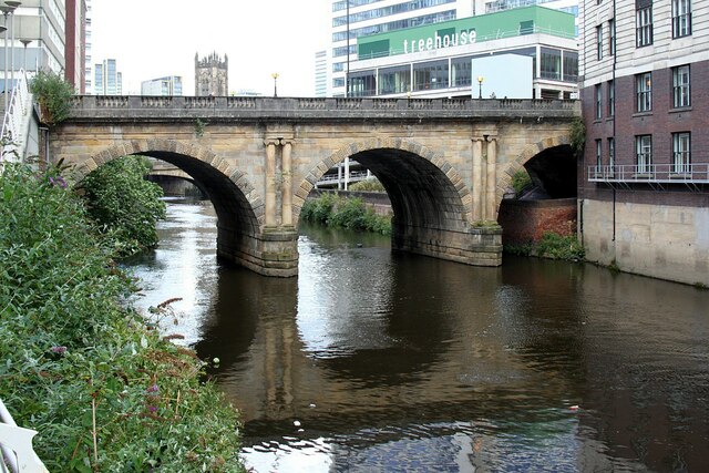 Blackfriars Bridge, Salford and Manchester