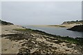 SW5437 : Hayle estuary and Porth Kidney Sands by DS Pugh