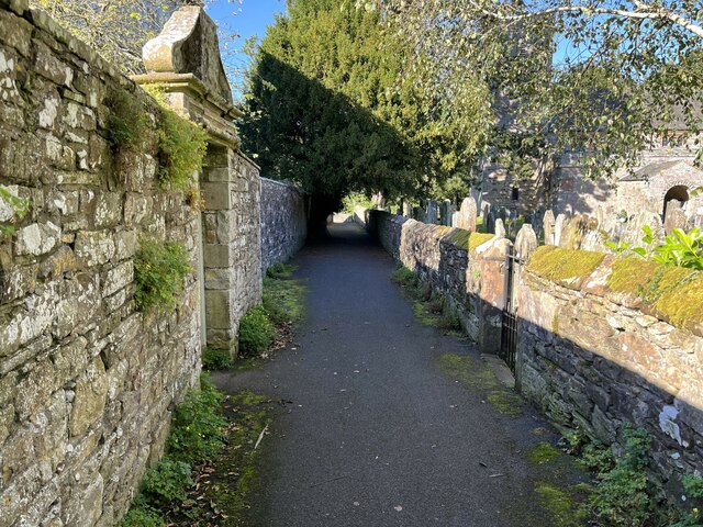 Path beside St. Kentigerns Church