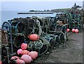 NO5201 : Creels, ropes and buoys by Richard Sutcliffe