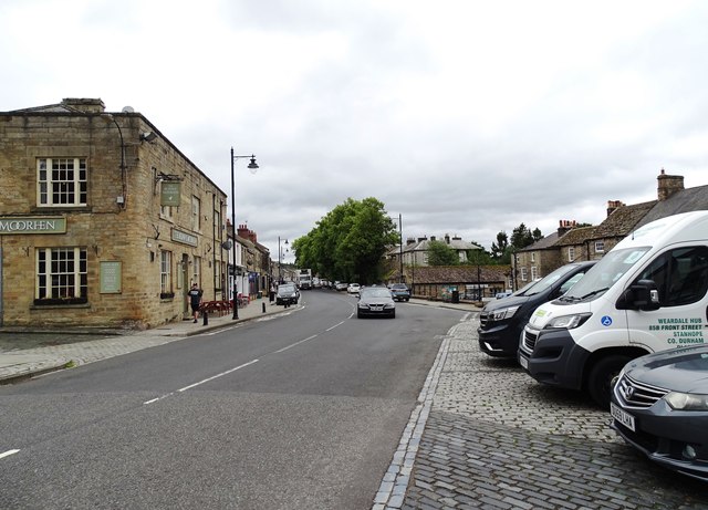 The market square in Stanhope