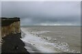 TV5595 : High tide at the time of a micromoon, Birling Gap, East Sussex by Andrew Diack