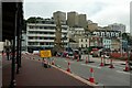 SX9163 : Roadworks, The Strand, Torquay by Derek Harper