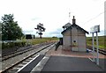 NN3566 : Waiting Room and Signal Box at Corrour  by Gerald England