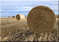 NO5302 : Round bales by Richard Sutcliffe