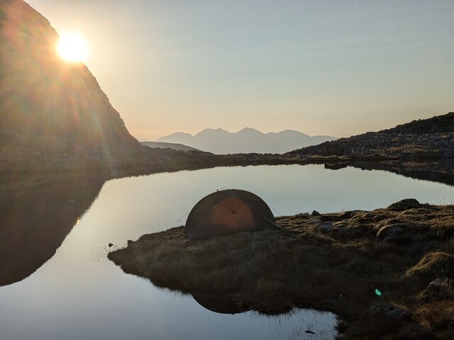 Loch Uaine camp