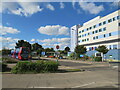 SZ1294 : Bus terminus outside Royal Bournemouth Hospital by Malc McDonald