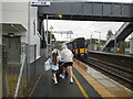 NS6960 : Uddingston Railway Station by Gerald England