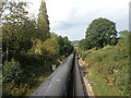 TQ5351 : Train heading towards Sevenoaks Tunnel by Marathon