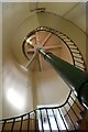 NZ4064 : Souter Lighthouse - view up the tower by Chris Allen