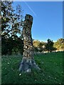 SK3691 : Carved tree stump in Firth Park by David Lally