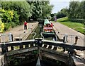 SK6009 : Narrowboat in Thurmaston Lock No 46 by Mat Fascione