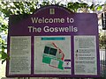 SU9677 : 'Welcome to the Goswells' information board by David Hillas