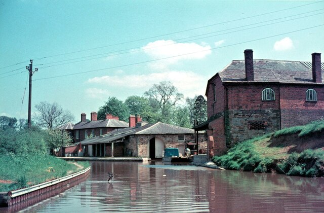 Canal Maintenance Yard, Ellesmere, Llangollen Canal, 1977