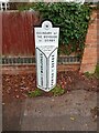 SK3234 : Old Boundary Marker on Uttoxeter Road, Derby by L Watson