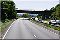 SX7392 : Bridge over the A30 near Winscombe by David Dixon