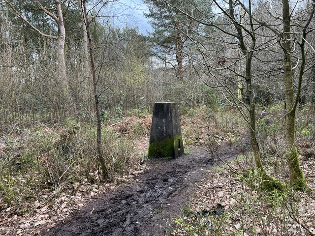 Trig point on Camp Hill