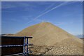 TV6299 : Herring Gull perched on a stockpile of shingle, Eastbourne by Andrew Diack