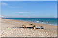 SZ9098 : Outfall, Aldwick Beach by Ian Capper