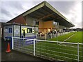 ST4169 : The main stand at Clevedon Town FC by Roger Cornfoot