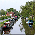 SK1313 : Trent and Mersey Canal approaching Fradley Junction, Staffordshire by Roger  D Kidd