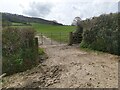 SY1298 : Metal Gate on Public Footpath by John P Reeves