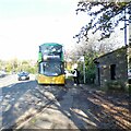 ST4363 : Badgerline X1 to Weston-super-Mare at Congresbury by Gerald England