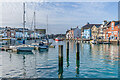 SY6878 : Trinity Road and Town Bridge by Ian Capper