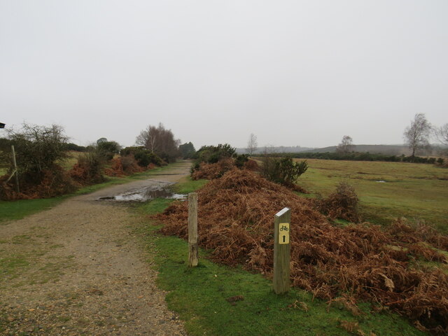 Dismantled railway near Burley